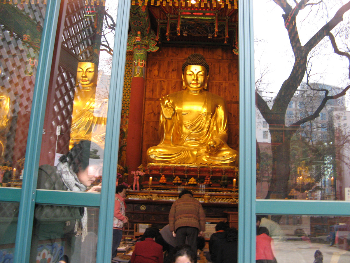 South Korea: Seoul, Jogyesa Shrine