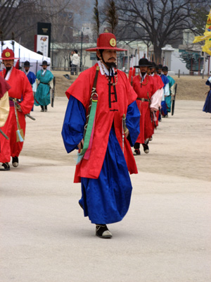 Pageant at Gyeongbokgung Palace, South Korea: Seoul