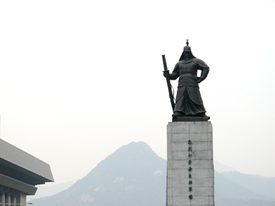 Admiral Yi Sun-shin 16th c. hero against Japanese, South Korea: Seoul