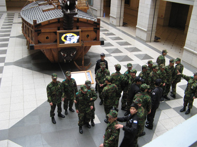 Korean soldiers(?) at Museum, South Korea: Seoul