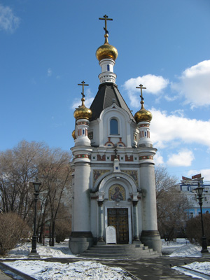 St Chatherine's chapel Ekaterin - patron saint of miners, Yekaterinburg, Middle Russia 2009