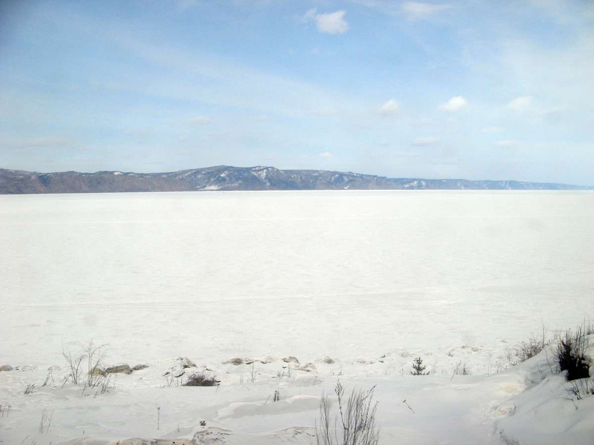 Vladivostok-Irkutsk, Lake Baikal From the railway