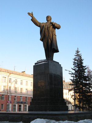 Lenin in Irkutsk, Siberia 2009