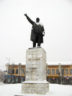 Lenin in Tomsk, Siberia 2009