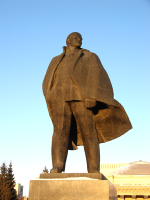 Lenin in Novosibirsk, Siberia 2009
