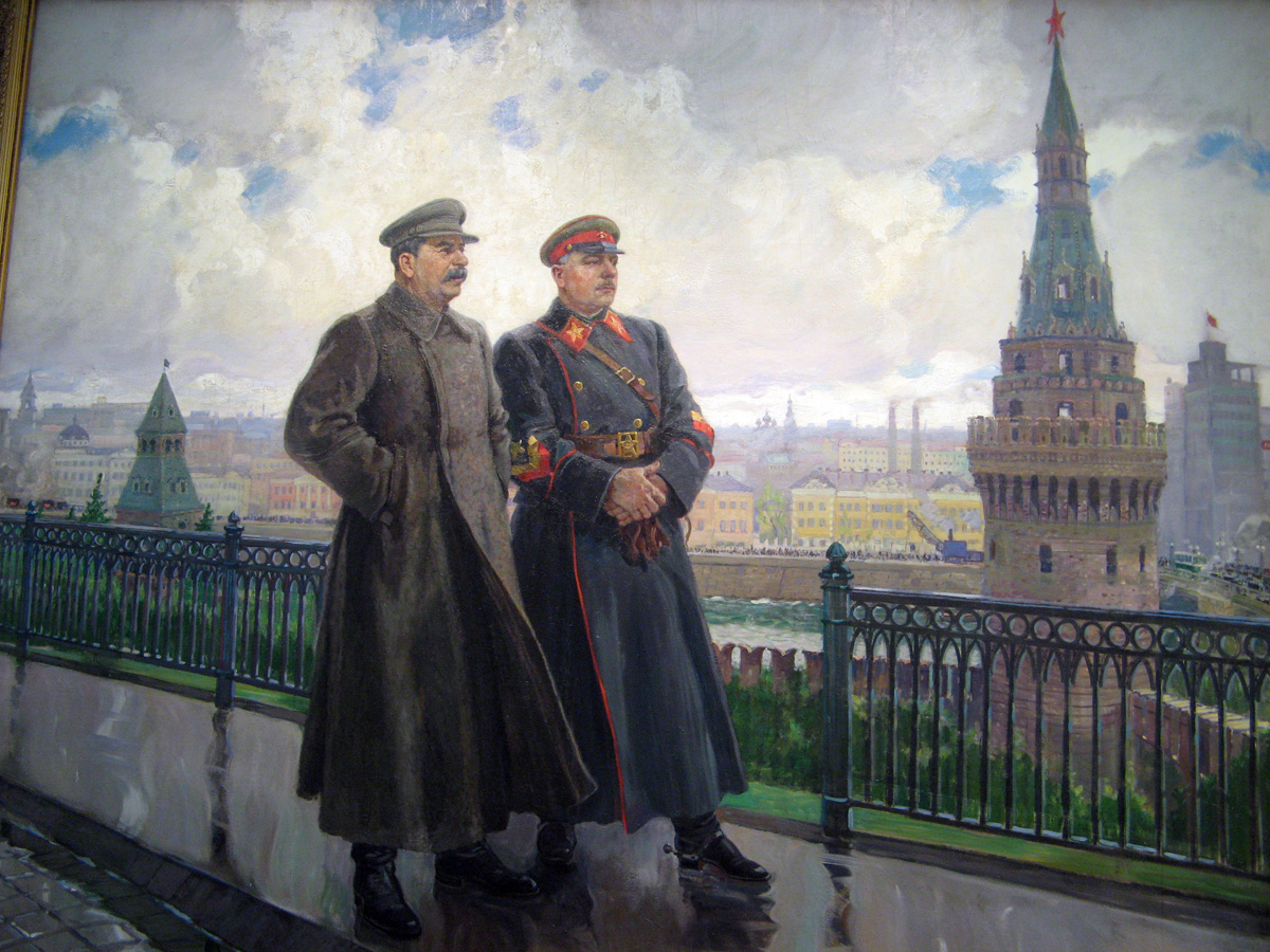 Tretyakov Galleries, New Tretyakov: Stalin & Vosrshilov Alexander Gerasimov (1938)