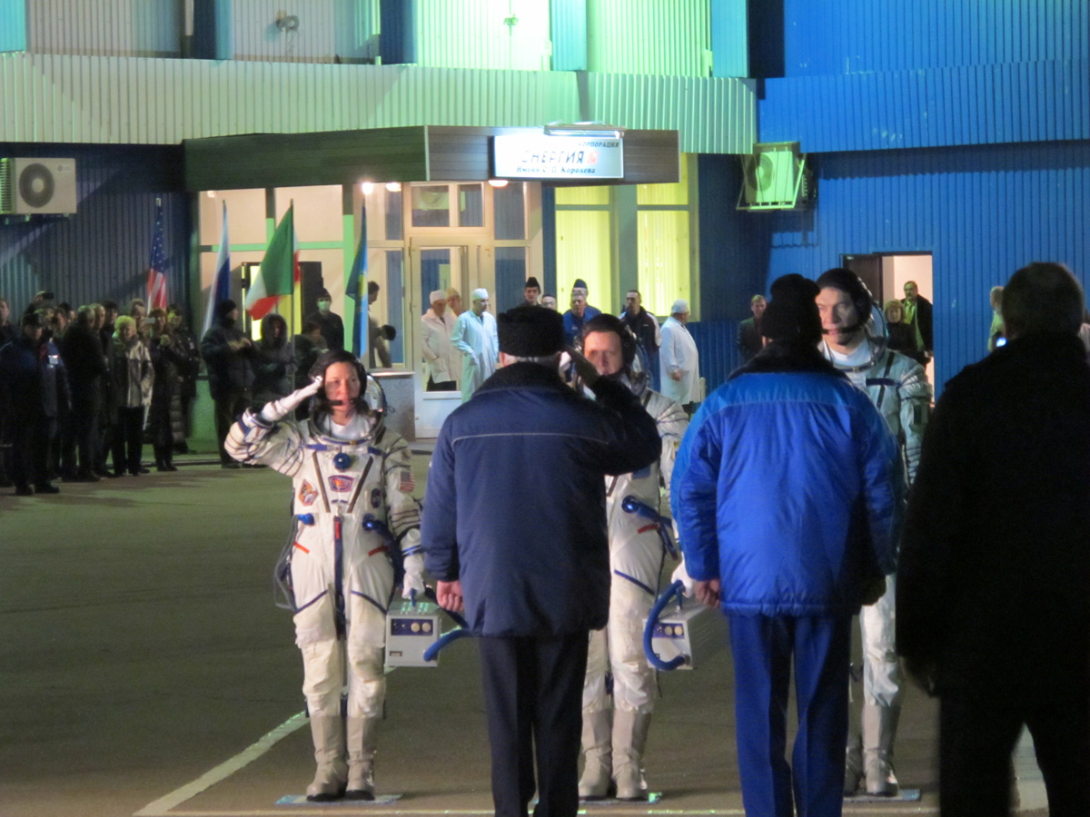 TMA-20&nbsp;Launch, The Cosmonauts report "Ready!"