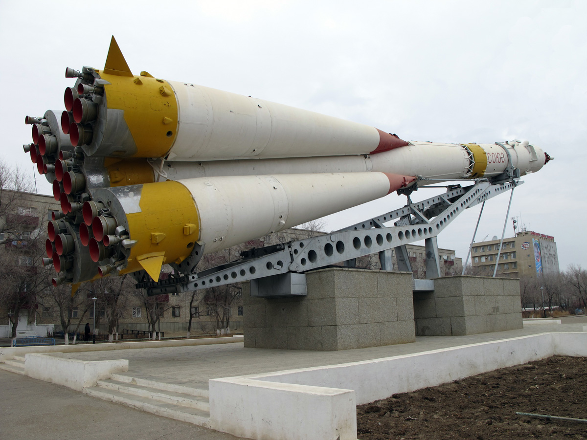 Baikonur City, Soyuz Monument A slumbering God.