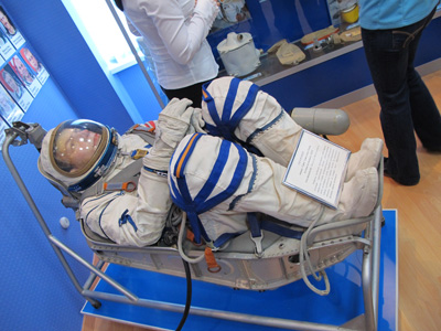 Sample cosmonaut seat, Cosmodrome Museum, Baikonur 2010