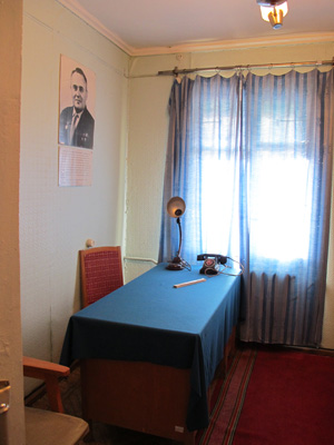 Office in Korolev's cottage., Cosmodrome Museum, Baikonur 2010