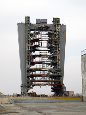 Buran launch gantry, Baikonur 2010