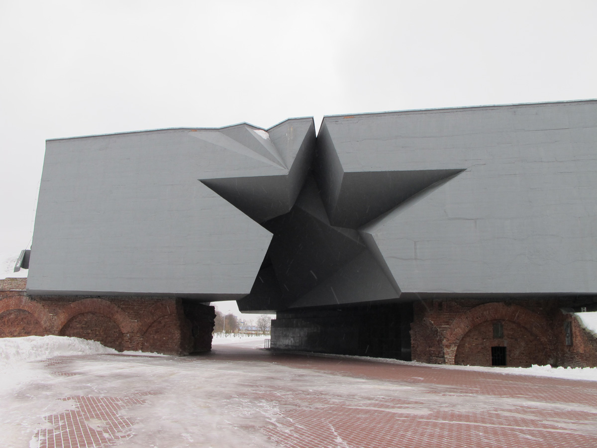 Brest, Fortress Entrance With martial music playing.