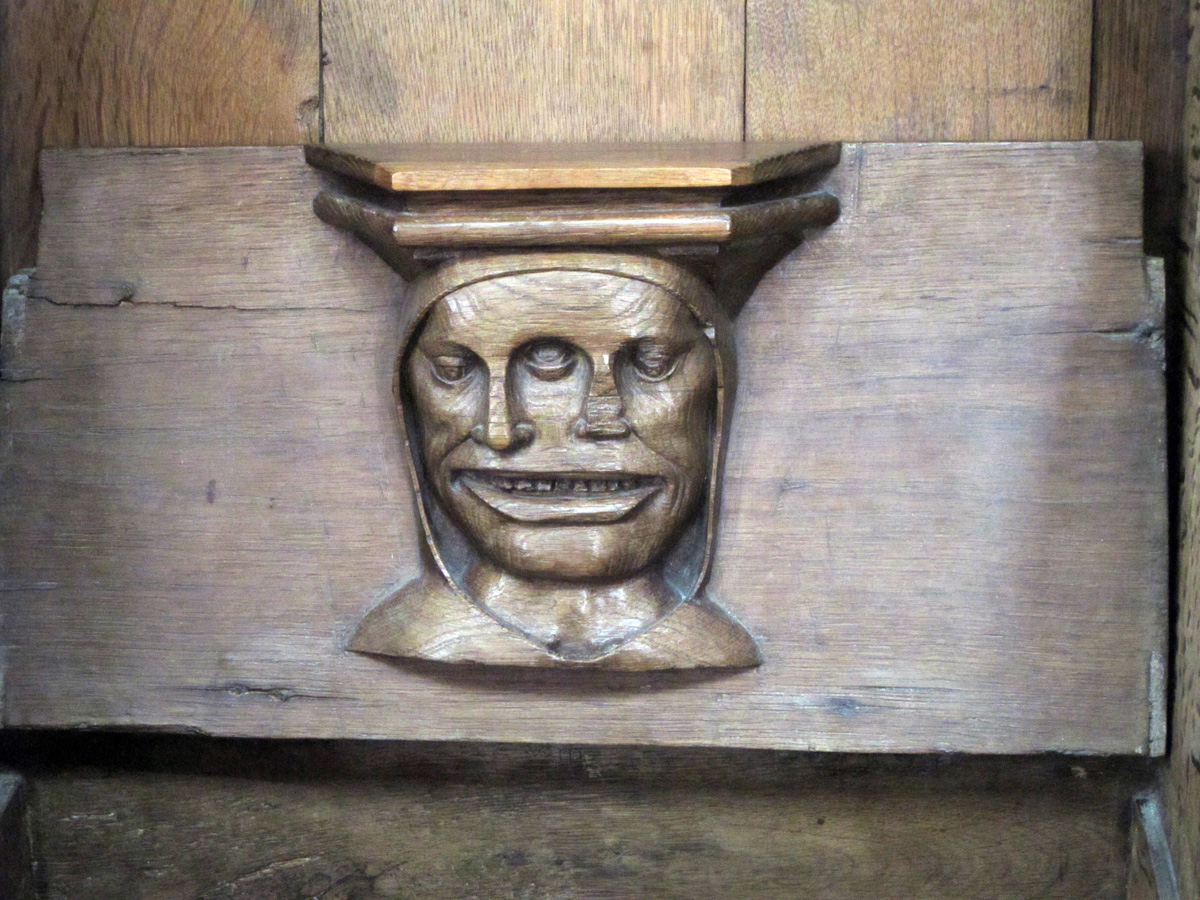 Amsterdam, Two-faced Oude Kerk, 1480 misericord