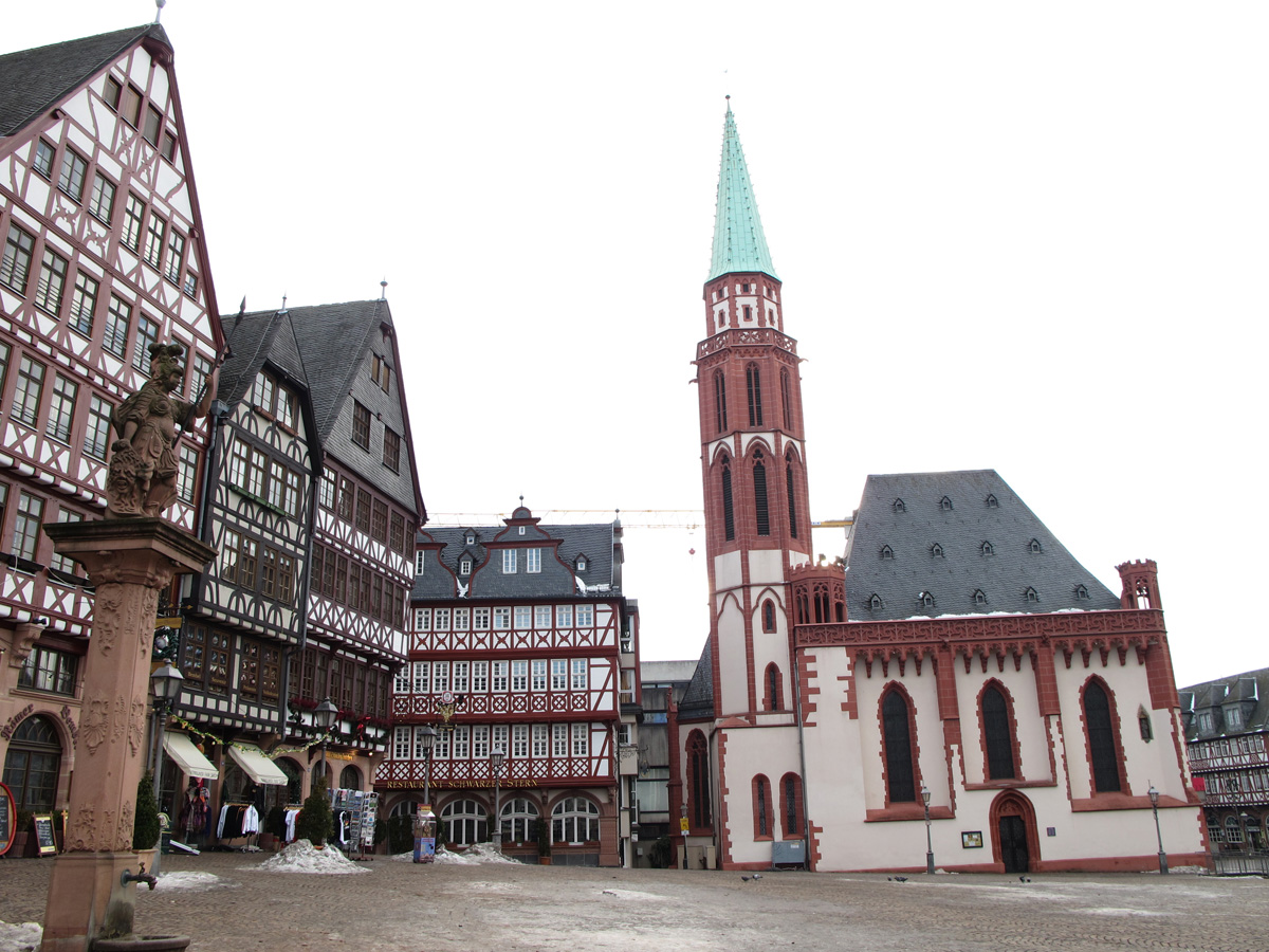 Frankfurt, (Rebuilt) old town center
