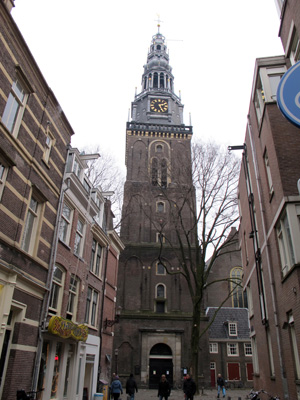 Oude Kerk Tower, Amsterdam, European Union Dec 2010