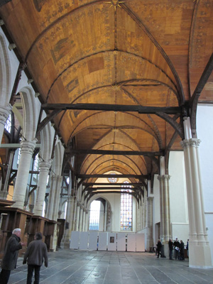 Oude Kerk, Amsterdam, European Union Dec 2010