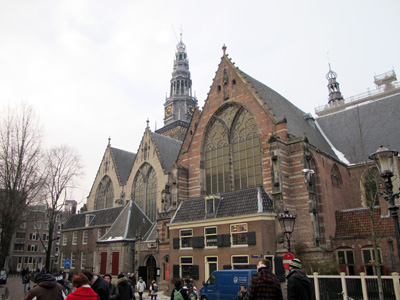 Oude kerk, Amsterdam, European Union Dec 2010