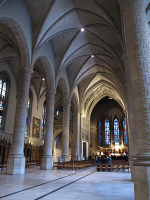Cathedral interior, Luxembourg, European Union Dec 2010