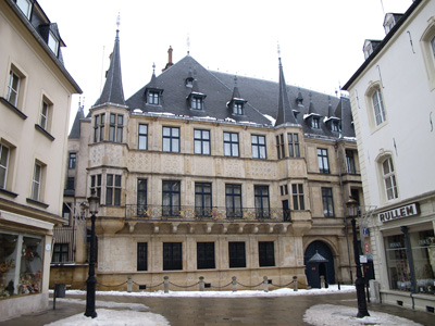The Palais Grand Ducal, Luxembourg, European Union Dec 2010