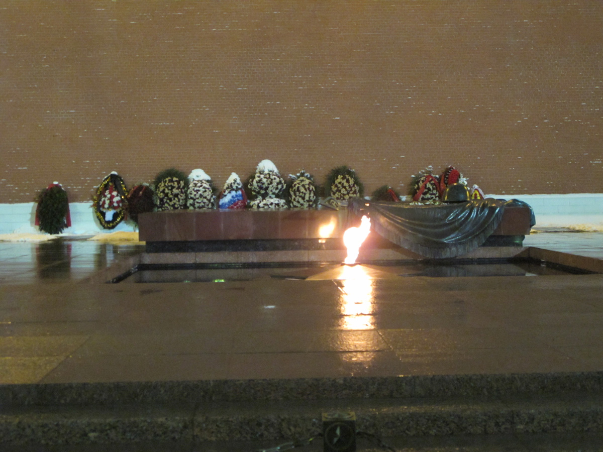 Moscow, Eternal Flame Just West of the kremlin