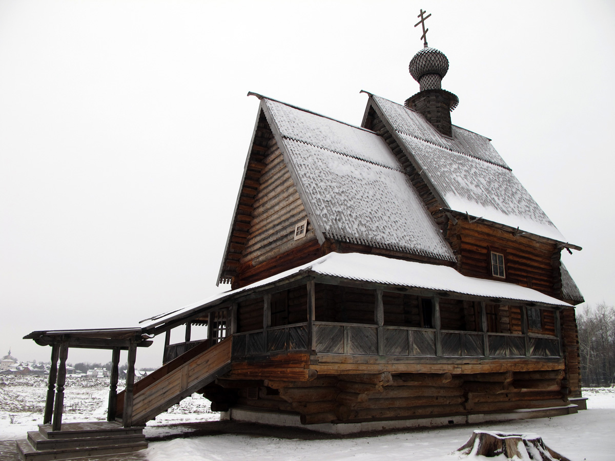 Suzdal, Church of St Nicholas (1766) Moved to Suzdal in 1960, for Museum.