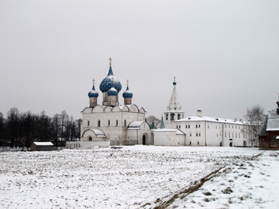 Suzdal Kremlin & Nativity Cathedral, Russia December 2010