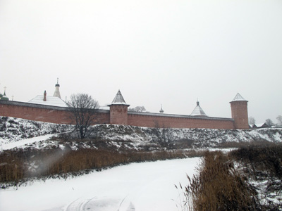 Monastery of St Euthymius, Suzdal, Russia December 2010