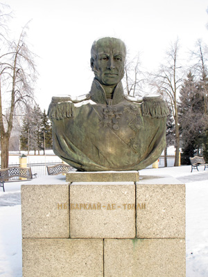 Barclay de Tolly Bust, Borodino, Russia December 2010