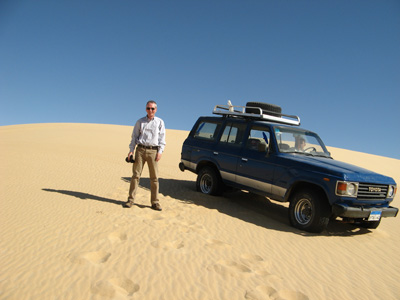 Scotsman in the Great Sand Sea, Siwa, Egypt 2010