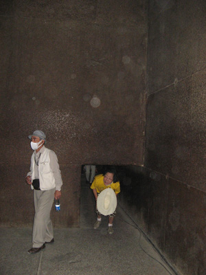 Entering Tomb Chamber, Cairo, Egypt 2010
