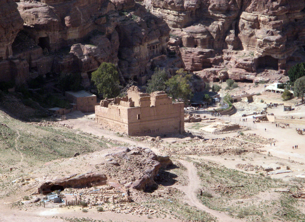 Petra Day-1, Qasr al-Bint Temple From HPoS