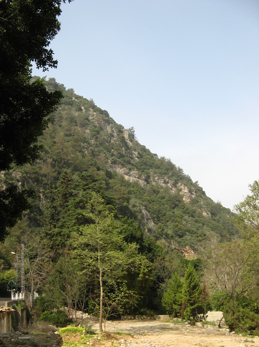 Chouf Mountains, Green mountains.  6 m. W of Beiteddine