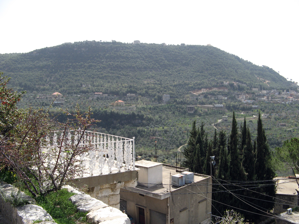 Chouf Mountains, Jumblatt Palace View