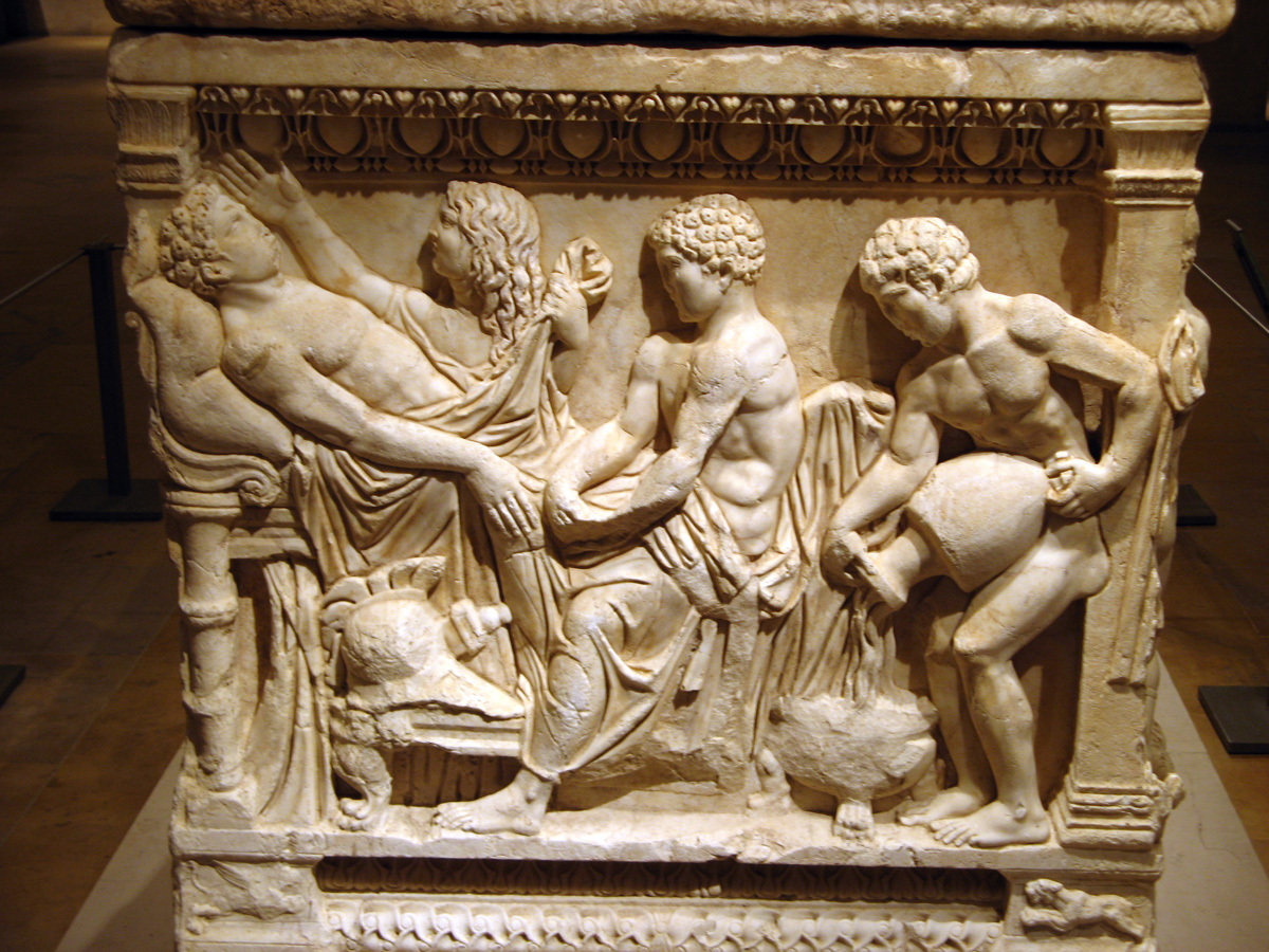 Beirut, Ornate Sarcophagus End