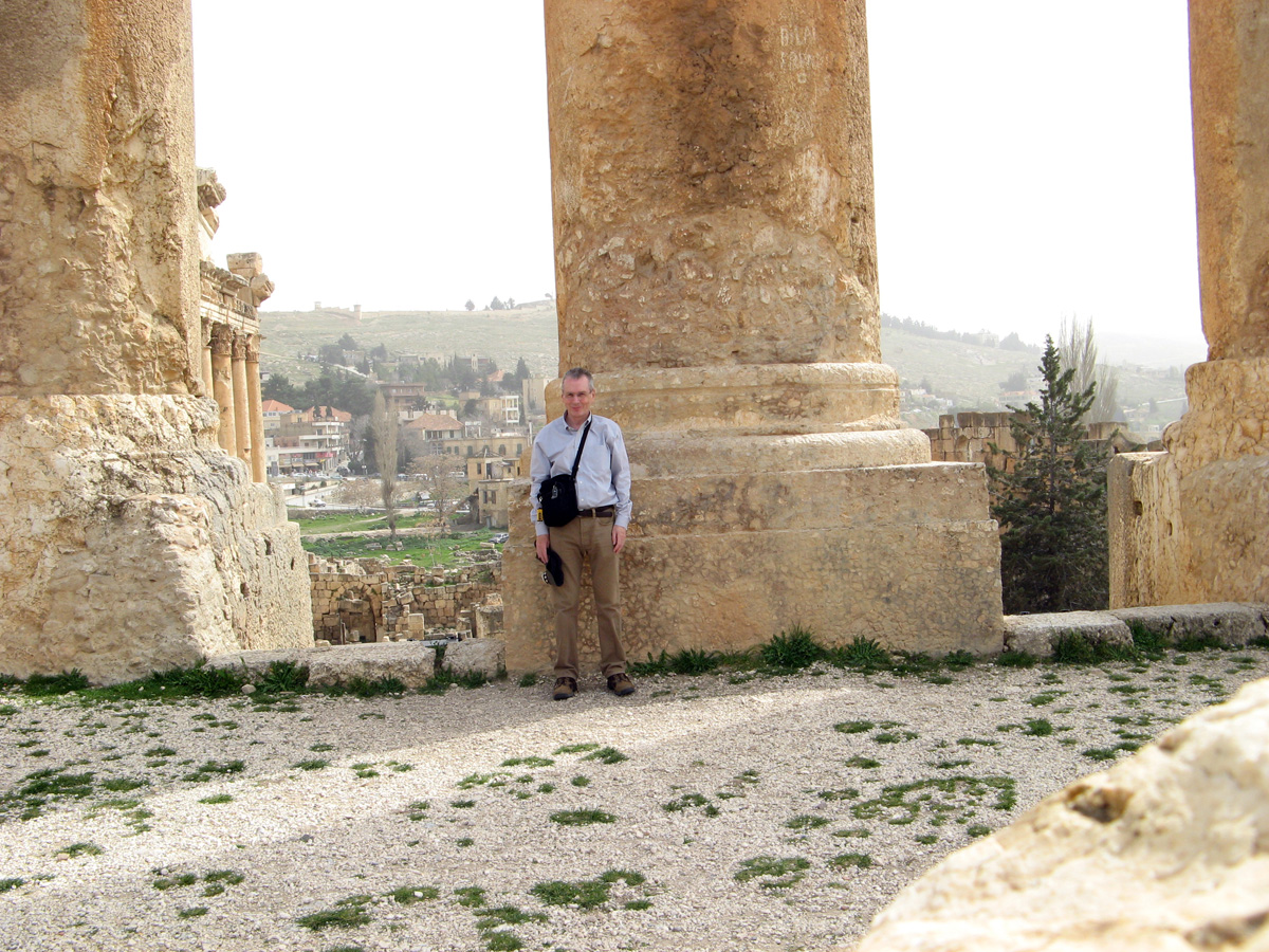 Baalbek, Jupiter: Column bases.