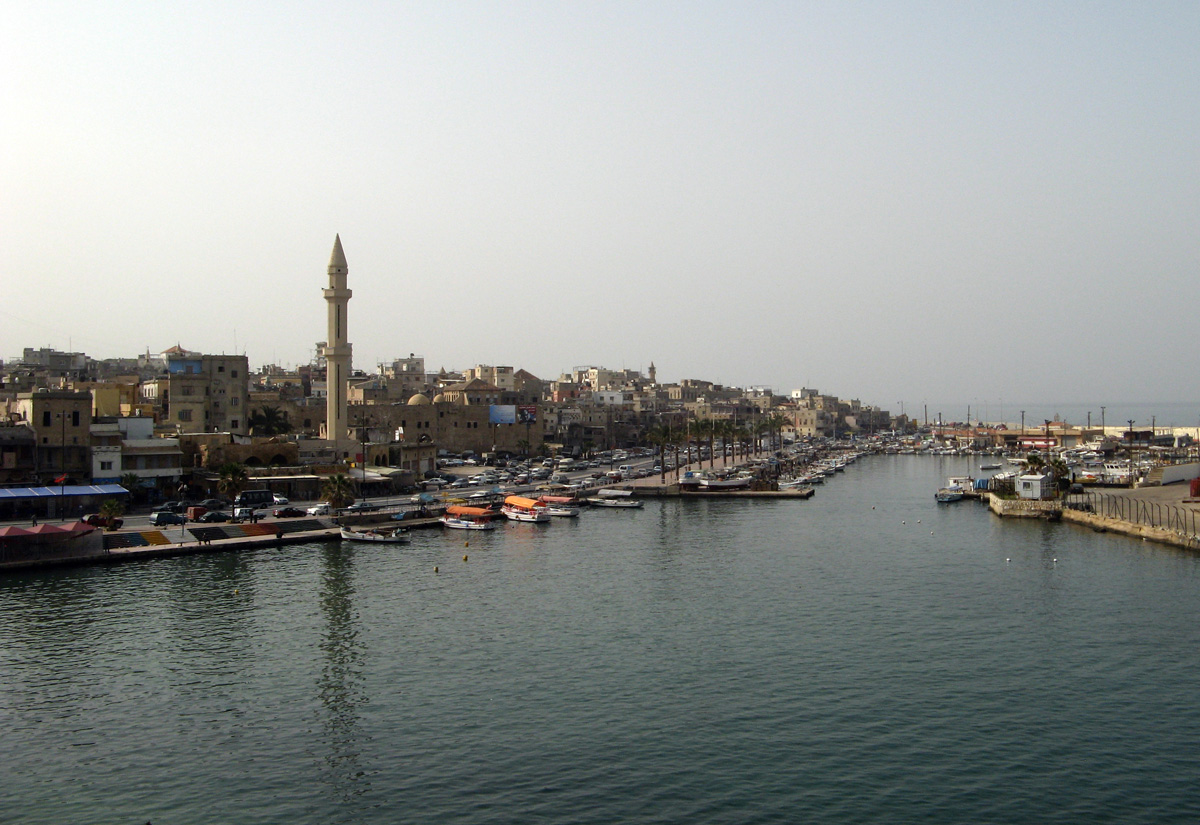 Sidon, Sidon Harbour, from Sea Castle