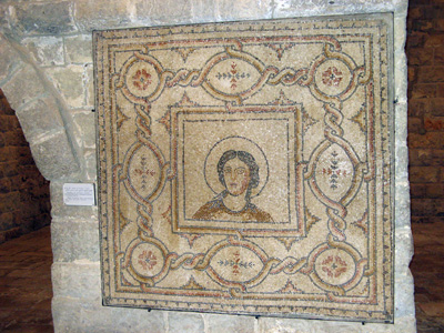 Christ-themed Mosaic, Chouf Mountains, Lebanon 2010
