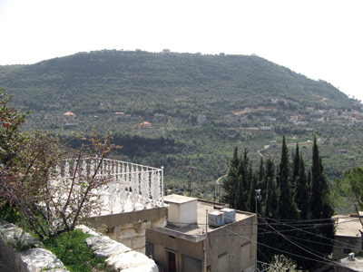 Jumblatt Palace View, Chouf Mountains, Lebanon 2010