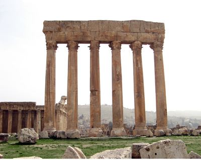 Temple of Jupiter Columns, Baalbek, Lebanon 2010