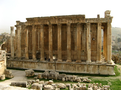 Temple of Bacchus, Baalbek, Lebanon 2010