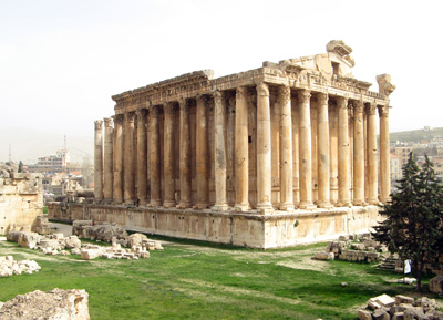 Temple of Bacchus, Baalbek, Lebanon 2010
