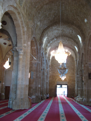 Al Omari mosque interior Formerly a Crusader church, Beirut, Lebanon 2010