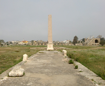 Spine of Ancient Hippodrome, Tyre, Lebanon 2010