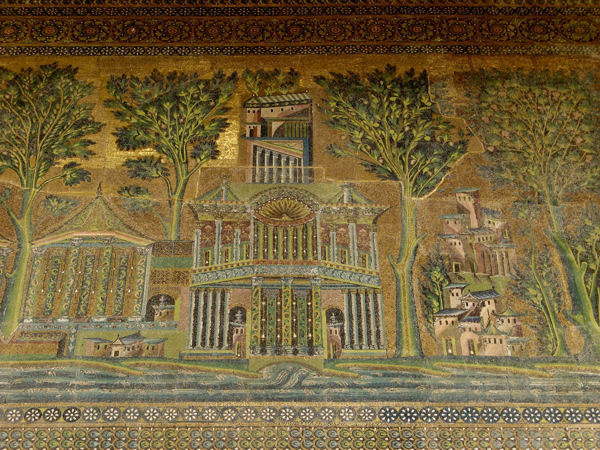 Damascus, Umayyad Mosque: Mosaic