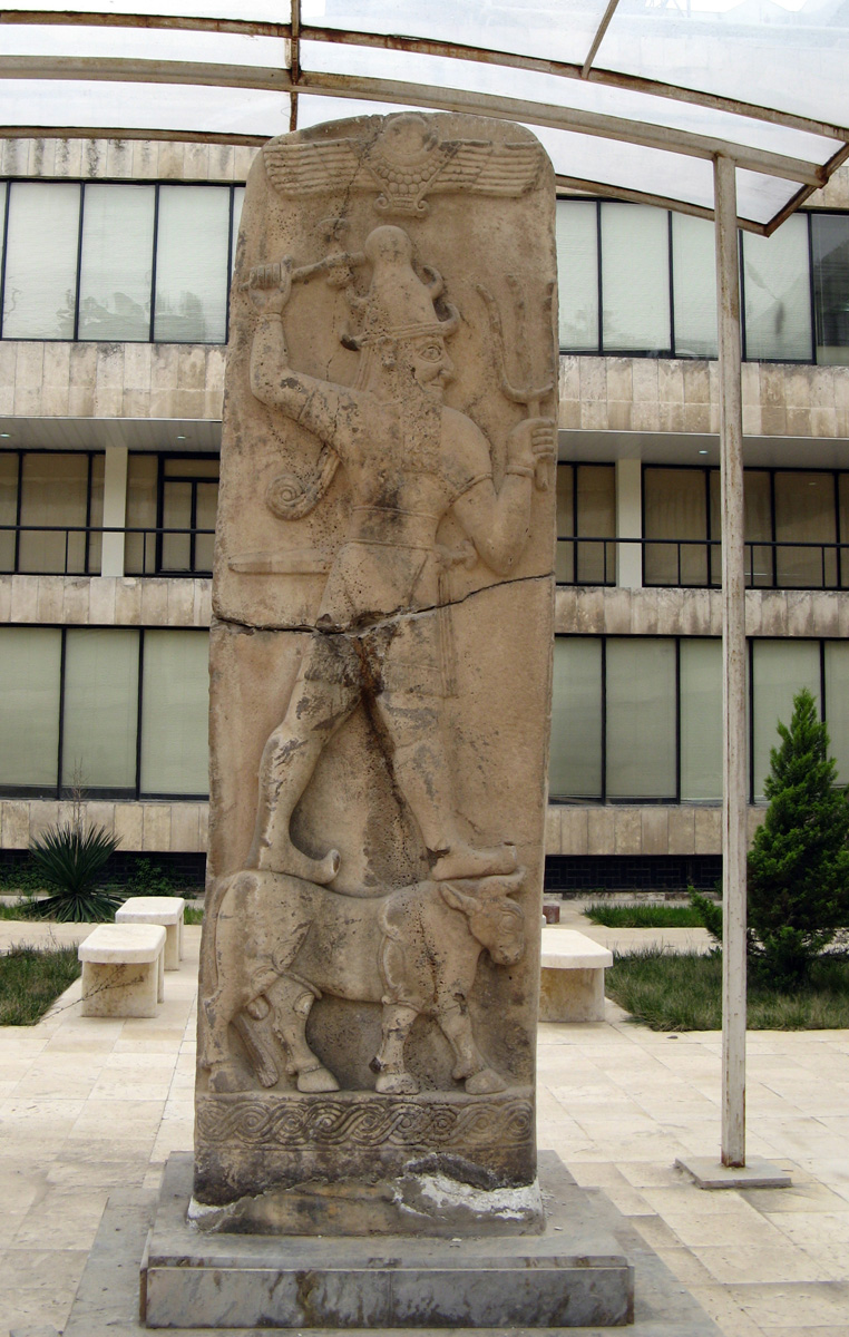 Aleppo, National Museum Hittite Weather God, smiting ungodly