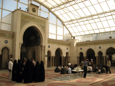 Sayyida Ruqayya Mosque Modern Entrance Courtyard, Damascus, Syria 2010