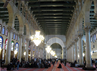 Umayyad Mosque: Interior, Damascus, Syria 2010