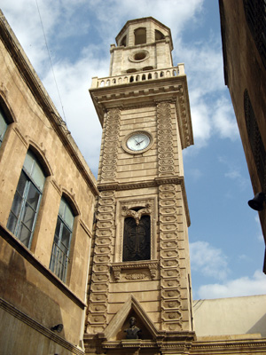 Armenian Cathedral Tower, Aleppo, Syria 2010