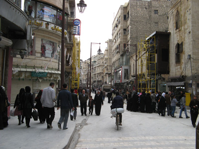 Aleppo street scene, Syria 2010