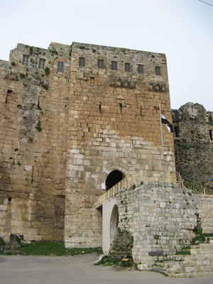 Entrance Tower, Krak de Chevaliers, Syria 2010